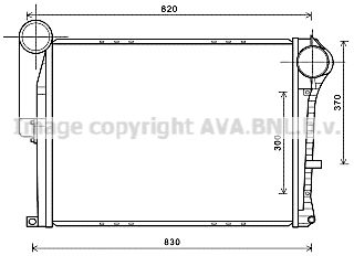 AVA QUALITY COOLING Välijäähdytin RE4103